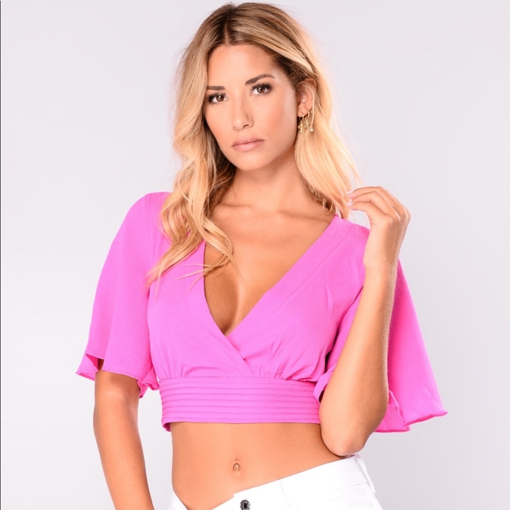 Fashionnova Pink Crop Top
